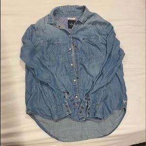 American Eagle Denim Button Up